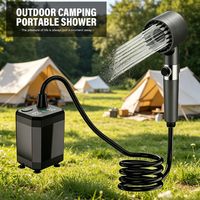 Kit de Douche Portable Multifonction Rechargeable Sans Fil de Qualité Supérieure 20L Submersible Étanche IPX5 pour Bain Extérieur et Camping
