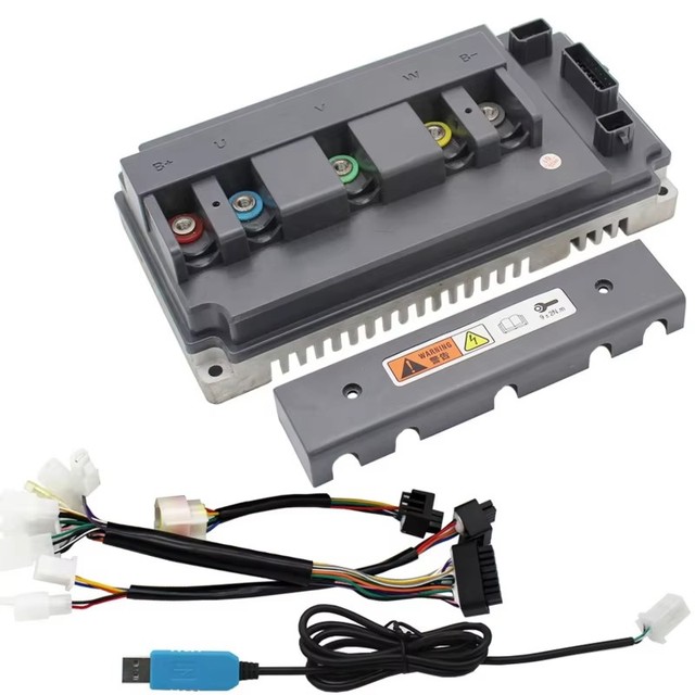 VOTOL EM150 180A 72490 Motorcycle Scooter Sine Wave Brushless DC Hub QS Programmable In-drive Spoke Motor Controller C879