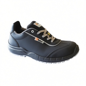 Ttake Granito Safety <b>Shoes</b> Black Steel Toe <b>Work</b> Footwear - Product Image 2
