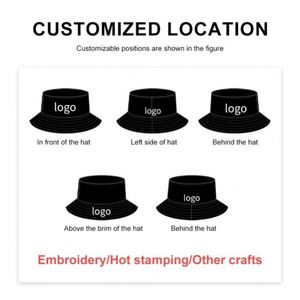 Sombrero de Pescador Personalizado OEM con Bordado 3D, Gorra para Mujer con Impresión por Sublimación, Sombreros Reversibles Personalizados para Niños, Bajo MOQ, Venta al Por Mayor - Product Image 3