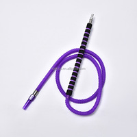 Chicha en silicone bicolore de 1,8 m avec embout en alliage, accessoires pour chicha, vente en gros du fabricant
