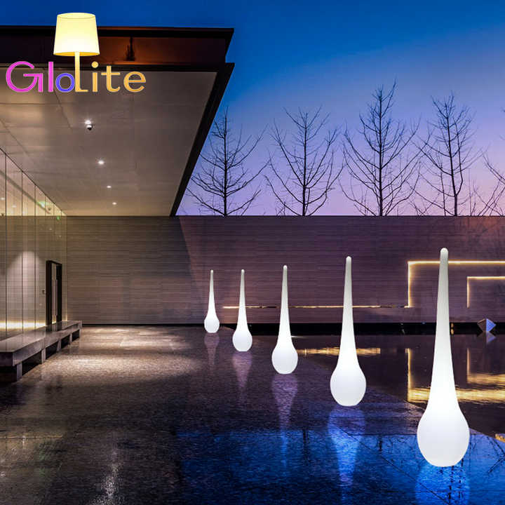 Glolite Multi-color Decorative LED Water Drop Light Waterproof Luminous ...