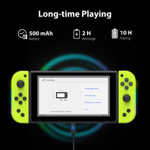Popolare <span class=keywords><strong>Controller</strong></span> di gioco a più colori <span class=keywords><strong>per</strong></span> <span class=keywords><strong>Nintendo</strong></span> <span class=keywords><strong>Switch</strong></span> gioco senza fili Joystick RGB luce 3D Rocker Gamepad <span class=keywords><strong>per</strong></span> la gioia Con - Product Image 2