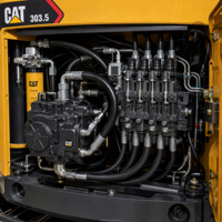 Modèle populaire d'excavatrice compacte mini CAT Caterpillar 303.5E2 de 3,5 tonnes