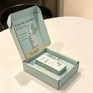 Skin Care Essential Oil Subscription Box Packaging Corrugated Mailer Box E <b>Flute</b> Tuck Top Mailer Box Custom Packaging - Product Image 5