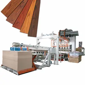 Прямая продажа с завода, производственная линия для производства деревянного ламината 2800T, машина для производства напольного покрытия