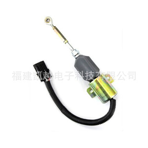 Flameout Fuel Cut-off Valve <b>Switch</b> 232C-1115030 <b>12V</b> 24V For Yuchai Engine Parts - Product Image 3