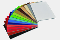 Panel compuesto de aluminio A2 ACP ACM Alucobond de 4mm de espesor antiestático para materiales de construcción flexibles Fasade aluminio