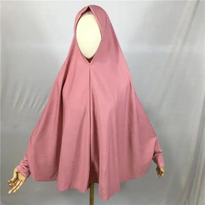 Niqab a Tre Strati con Mezza Faccia, Scritta Turca, Abbigliamento Musulmano Femminile, Khimar Francese con Maniche, <span class=keywords><strong>Kinder</strong></span> 3 Schicht - Product Image 5