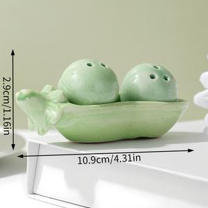 Sels et poivrières en céramique en forme d'étoile de mer, de hibou, d'oiseau, d'éléphant, de poisson, cadeaux de mariage, cadeaux de fête prénatale, cadeaux pour les invités - Product Image 5