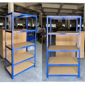 Heavy Duty 5 Layer <strong>Racking</strong> Shelf Boltless Stacking Storage Rack Rivet Shelving Steel Shelves for Garage Warehouse Industrial - Product Image 6