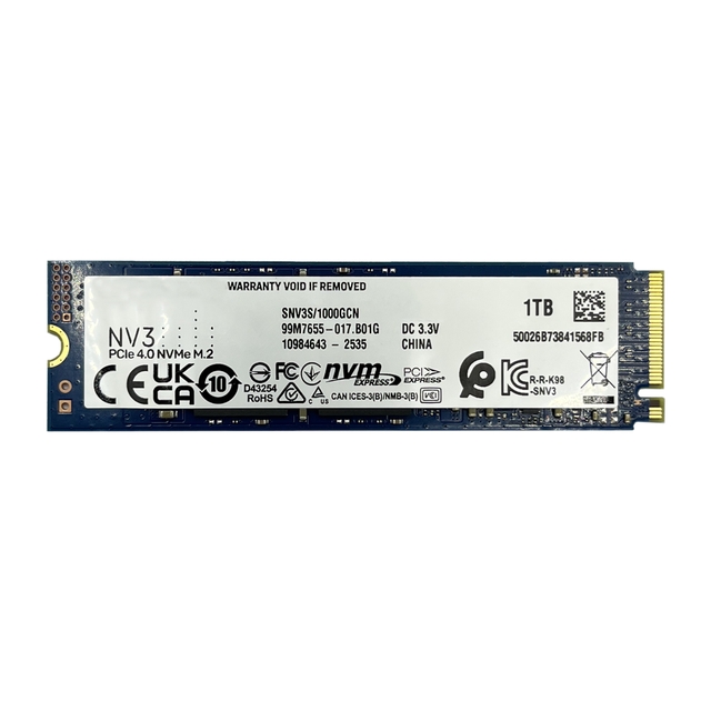 High Performance NV3 1TB M.2 NVMe SSD PCIe Gen4 6000/4000MB/s Gaming Internal Solid State Drive