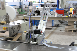 Máy đóng gói tự động dạng gối kèm khăn ăn cho bộ dao dĩa muỗng nhựa dùng một lần HUAYUAN, kèm tăm - Product Image 5