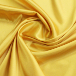 Wholesale custom cheap golden yellow stretch satin fabric 100% polyester - Product Image 4