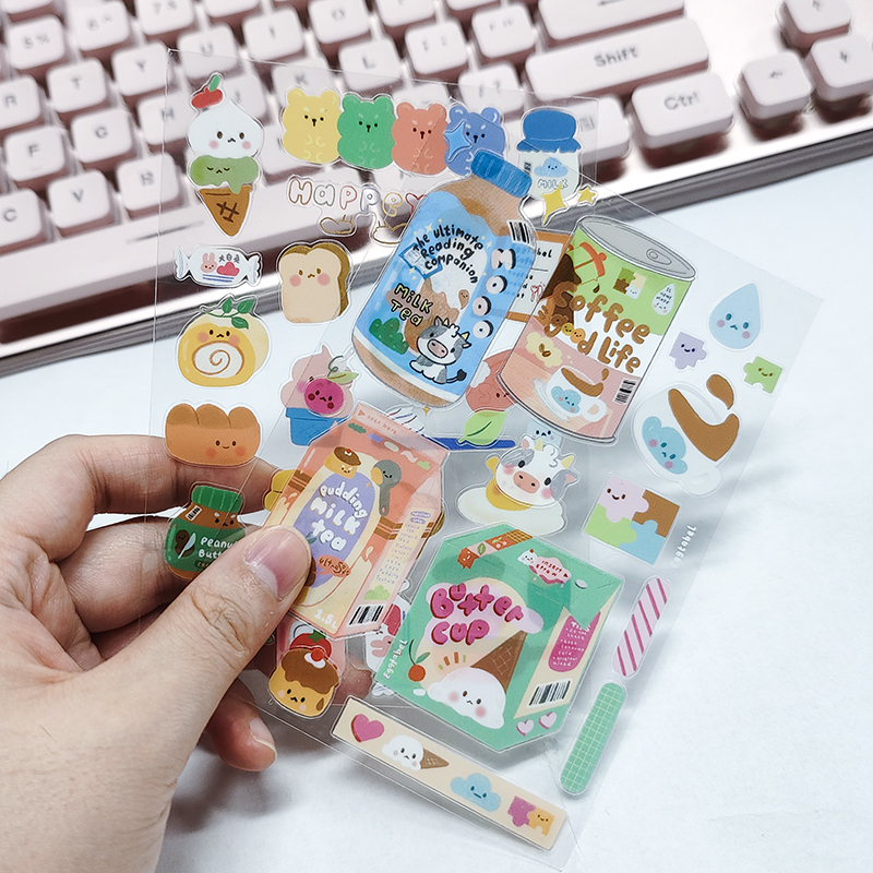 Clear sticker
