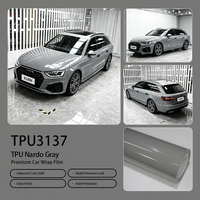 Film de protection automobile PPF TPU gris Nardo, film brillant premium auto-réparant sans bulles pour le style personnalisé du véhicule entier, rouleau en gros