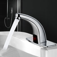 Nouveau Design Robinet Automatique Intelligent à Capteur en ABS, Mitigeur Sans Contact Infrarouge Haut de Gamme pour Lavabo de Chambre