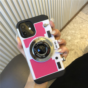 Emily in Paris 3D Retro Camera Case para iPhone 14 ProMax 13 12 11 Pro Max X XR XS Max 7 8 Plus Lanyard Camera Funda a prueba de golpes I - Product Image 6