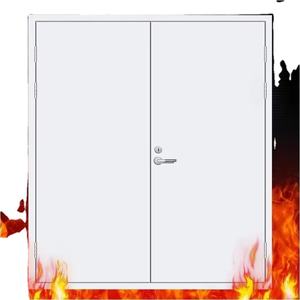 Apartamento Casa Hotel Interior Habitación Uno Dos Puerta de metal de <span class=keywords><strong>escape</strong></span> con clasificación de fuego Puertas de acero al ras ignífugas de una sola hoja - Product Image 1