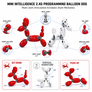 Mini Robot <span class=keywords><strong>Chien</strong></span> Ballon Intelligent 2.4G à Programmer, Nouveau Modèle, Jouet Électrique Intelligent pour Enfants, Télécommandé - Product Image 3