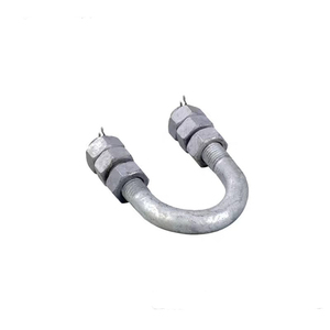 High Tensile <b>U</b> Type Bolt Hot Forged for Overhead Power Line Engineering Projects - Product Image 1