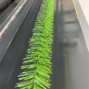 Chất lượng tốt hoàn toàn tự động màu xanh lá cây PVC cỏ nhân tạo dây hàng rào Chuỗi liên kết hàng rào Máy làm - Product Image 5