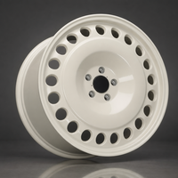Nouvelle jante en alliage d'aluminium forgé, style Smoothie, à déport profond, 20 trous, blanc brillant, logo personnalisé, 16-22 pouces, 5x114.3, pour rétrofit/amélioration
