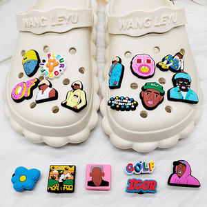 Dijes de PVC al por Mayor para Zapatos, Populares de Raperos como Igor, <span class=keywords><strong>Anuel</strong></span> AA, Tupac, Diseñadores y Artistas - Product Image 5