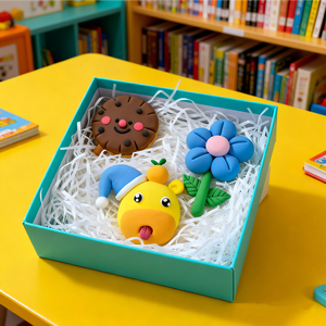 Kit de Manualidades con <span class=keywords><strong>Arcilla</strong></span> para Hacer Imanes de Refrigerador, Set de <span class=keywords><strong>Arcilla</strong></span> de Secado al Aire, Juguete Educativo STEM con Imanes y Herramientas para Regalos Creativos Hechos a Mano - Product Image 5