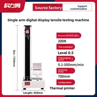 Máquina de Ensayo de Tracción Digital Universal de Doble Brazo con Microcomputadora, para Pruebas de Flexión de Resortes, Metal y Caucho