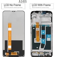 Pièce de rechange pour téléphone portable, écran tactile OLED avec cadre de remplacement pour OPPO A16/A16S/C25/C25S/A54S