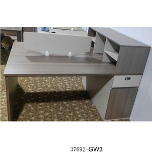 Modern Office <b>Desk</b> With Wooden Storage <b>Cabinet</b> Contemporary Design For Home Office Freestanding 37692-1208 - Product Image 5