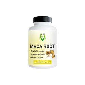 OEM ODM Replenish Energy Maca Root Capsules Black Maca Powder Plant-Based Maca Dietary <b>Supplement</b> Capsules - Product Image 1