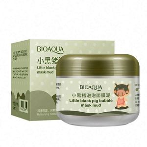 Máscara Oem Bioaqua Venta caliente Little Black Pig Limpieza profunda Mascarilla <span class=keywords><strong>de</strong></span> barro Hidratante Carbonatada Burbuja Máscara facial en polvo - Product Image 6