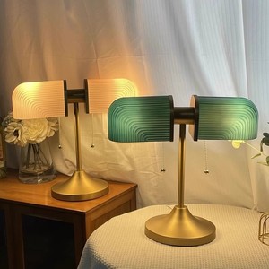 Bank Light Desk Lamp Led 220V Ac <b>Switch</b> Control Retro Style Office Bedroom Lighting - Product Image 4