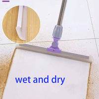 Grattoir de sol en silicone Racloir de sol Balai magique de ménage Racloir de salle de bain Grattoir de sol de salle de bain Vadrouille