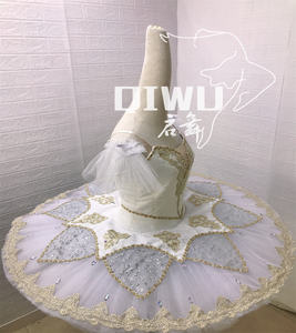 पेशेवर संस्करण नई सफेद बैले ट्यूटू नृत्य पोशाक आकर्षक 03 श्रृंखला - Product Image 4