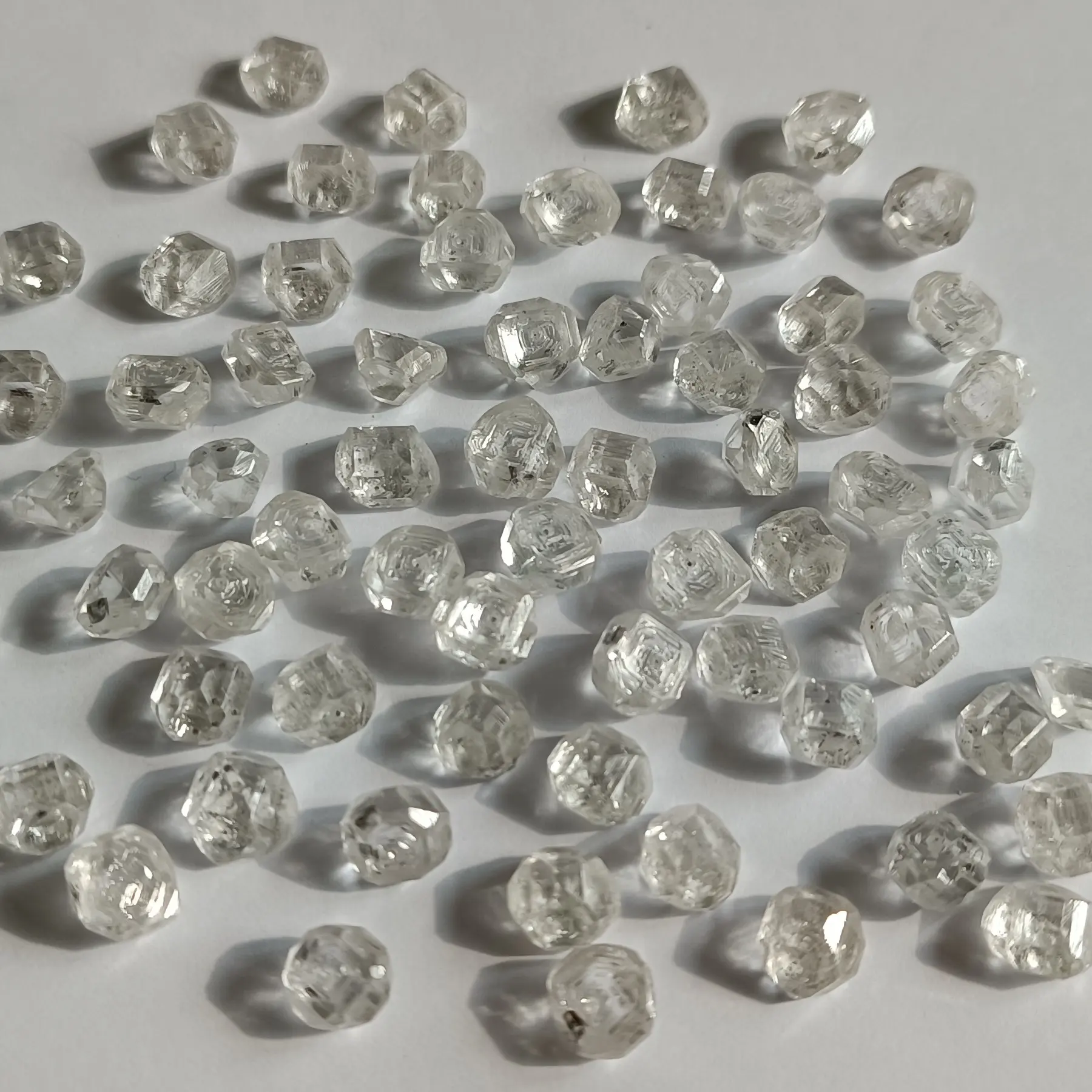Diamant synthétique rond CVD HPHT blanc, vente en gros, fabriqué en laboratoire,