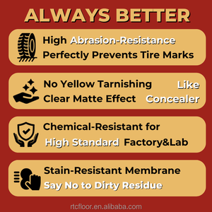 Kunden spezifische matte PU-Polyurethan-Dec klack auf Wasserbasis Fabrik preis Abriebfeste und chemikalien beständige Flüssigkeits beschichtung - Product Image 4