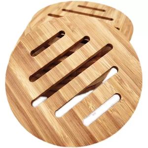 Tapis isolant thermique en bambou, tapis de table, tapis pour bols, tapis pour casseroles, set de table, tapis anti-brûlure, tapis pour tasses, tapis pour bouilloire - Product Image 4