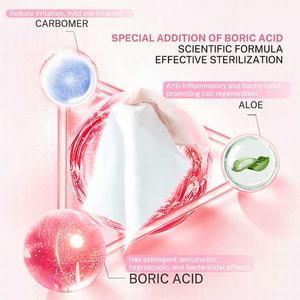 Private Label Individueel Verpakt Ph Uitgebalanceerde Hypoallergene Vrouwelijke Verzorging Intieme Spoelbare Yoni Natte Doekje - Product Image 5