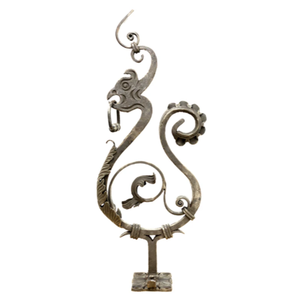 درج مطروق ساخن ، مشغل تنين ، مغزل مفصلي من الحديد المطاوع ، قضيب مضرب من الصلب للدرج - Product Image 1