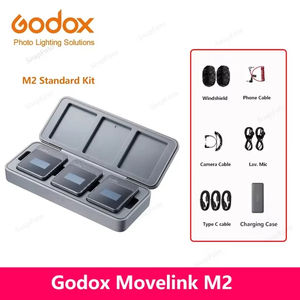 GODOX movelink 2.5g เครื่องส่งสัญญาณไมโครโฟน/ตัวรับสัญญาณไมโครโฟนไร้สาย lavalier <span class=keywords><strong>MIC</strong></span> สำหรับโทรศัพท์ & DSLR กับ comica boomx <span class=keywords><strong>synco</strong></span> - Product Image 4