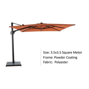 Viele Größen sind verfügbar High-End Outdoor Hanging Garden Led Commercial Outdoor Regenschirm Sonnenschirm
