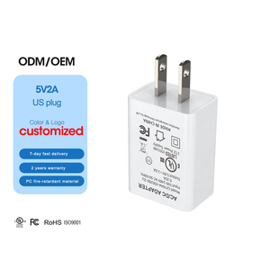 5.2v 2.1a 电源适配器 5v2a 5v 2a 10w 适用于 UL CUL USB 壁式充电器 OTP AC DC 电源适配器 美式插头 适用于相机 LED - Product Image 1