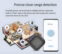 Traceur intelligent certifié MFI pour localiser clés, portefeuilles, bagages, animaux de compagnie – Mini balise de suivi Find My