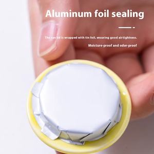 โถเซรามิกชุบทองขนาดเล็กสไตล์โบราณลิปบาล์มโถใส่ครีมกลิ่นหอมพร้อมฝาเกลียวใช้สำหรับเก็บอาหาร - Product Image 2