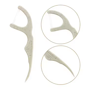 Nouvelles brossettes à dents biodégradables à double fil en matériau végétal, emballage individuel, zéro déchet, jetables, 2026 - Product Image 5