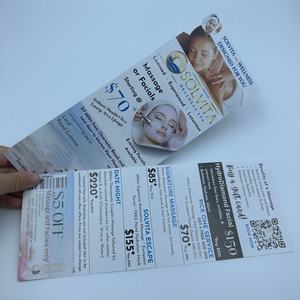 Harga Murah karton 130gsm promosi perusahaan iklan diskon dapat dipakai ulang khusus cetak massal Leaflet A5 - Product Image 1