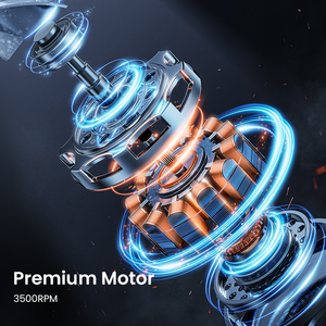 Pistola de Masaje Portátil de Gran Tamaño con Certificación CE, Motor de Escobillas, Profesional, para Relajación Muscular Corporal y Facial, con Calor para Masajeador de Cabeza, Venta Caliente de Fábrica - Product Image 6